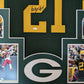Framed Green Bay Packers Eric Stokes Autographed Signed Jersey Jsa Coa