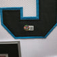 Framed Carolina Panthers Luke Kuechly Autographed Signed Jersey Beckett Holo