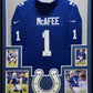 Framed Indianapolis Colts Pat Mcafee Signed Jersey Psa Coa