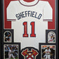 Framed Atlanta Braves Gary Sheffield Autographed Signed Jersey Beckett Holo