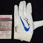 Denver Broncos Damarri Mathis Autographed Signed Glove Jsa Coa