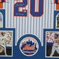 Framed Howard Johnson Autographed Signed N.Y. Mets Jersey Beckett Holo