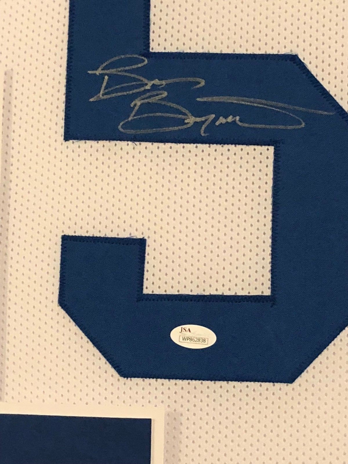 Framed Seattle Seahawks Brian Bosworth Autographed Signed Jersey Jsa Coa