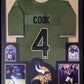 MVP Authentics Framed Minnesota Vikings Dalvin Cook Autographed Signed Jersey Beckett Holo 450 sports jersey framing , jersey framing