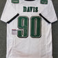 Philadelphia Eagles Jordan Davis Autographed Signed Jersey Jsa Coa