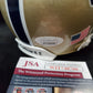 Pitt Panthers Phil Campbell Iii Autographed Signed Speed Mini Helmet Jsa Coa