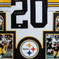 MVP Authentics Framed Pittsburgh Steelers Rocky Bleier Autographed Inscribed Jersey Jsa Coa 450 sports jersey framing , jersey framing