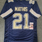 Pitt Panthers Damarri Mathis Autographed Signed Jersey Jsa Coa