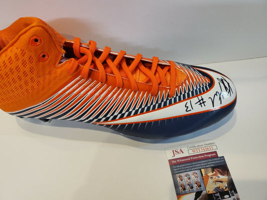 Denver Broncos Kj Hamler Autographed Signed Nike Cleat Jsa Coa