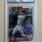 Steven Kwan Bowman Chrome Rookie 2022 #39 Hand Signed Psa Slabbed