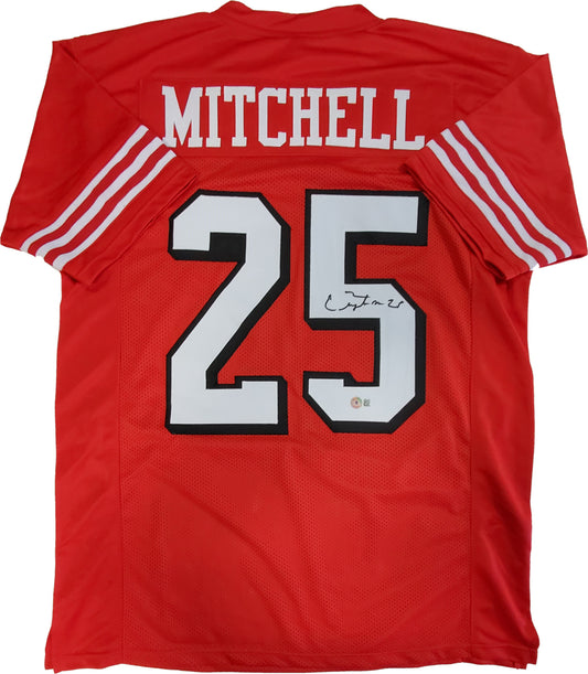 San Francisco 49Ers Elijah Mitchell Autographed Signed Jersey Beckett Holo