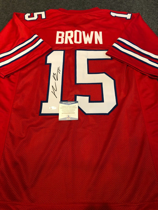 Buffalo Bills John Brown Autographed Signed Jersey Beckett Coa