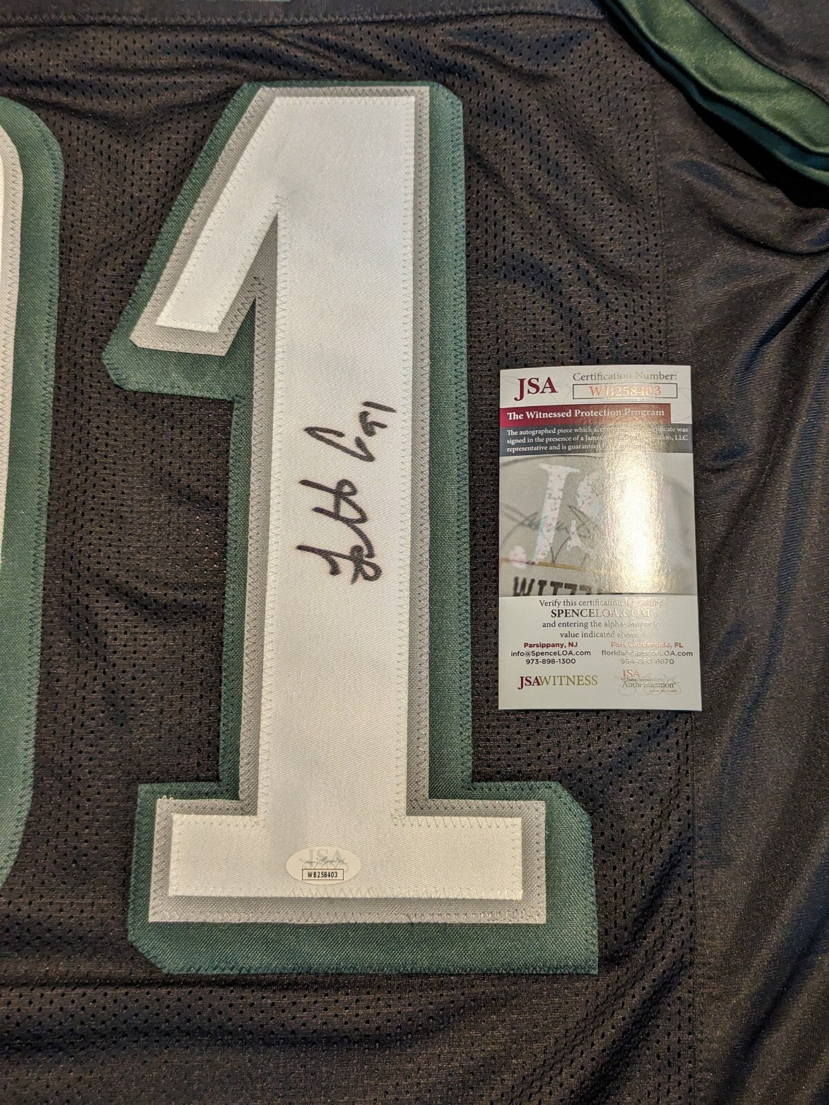 Philadelphia Eagles Fletcher Cox Autographed Signed Jersey Jsa Coa