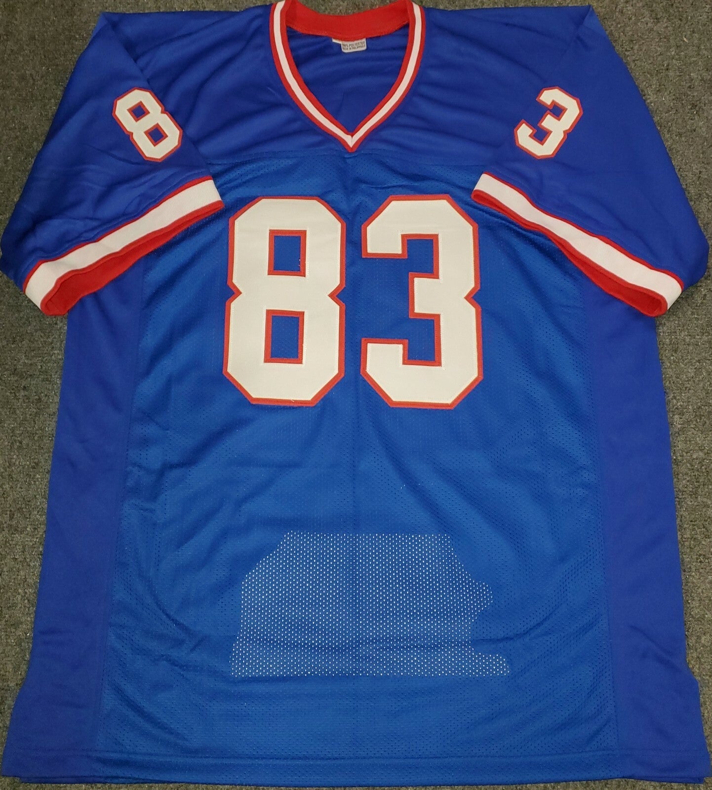 Buffalo Bills Andre Reed Autographed Signed Stat Jersey Jsa  Coa