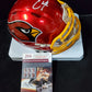 Arizona Cardinals Chase Edmonds Autographed Flash Mini Helmet Jsa Coa