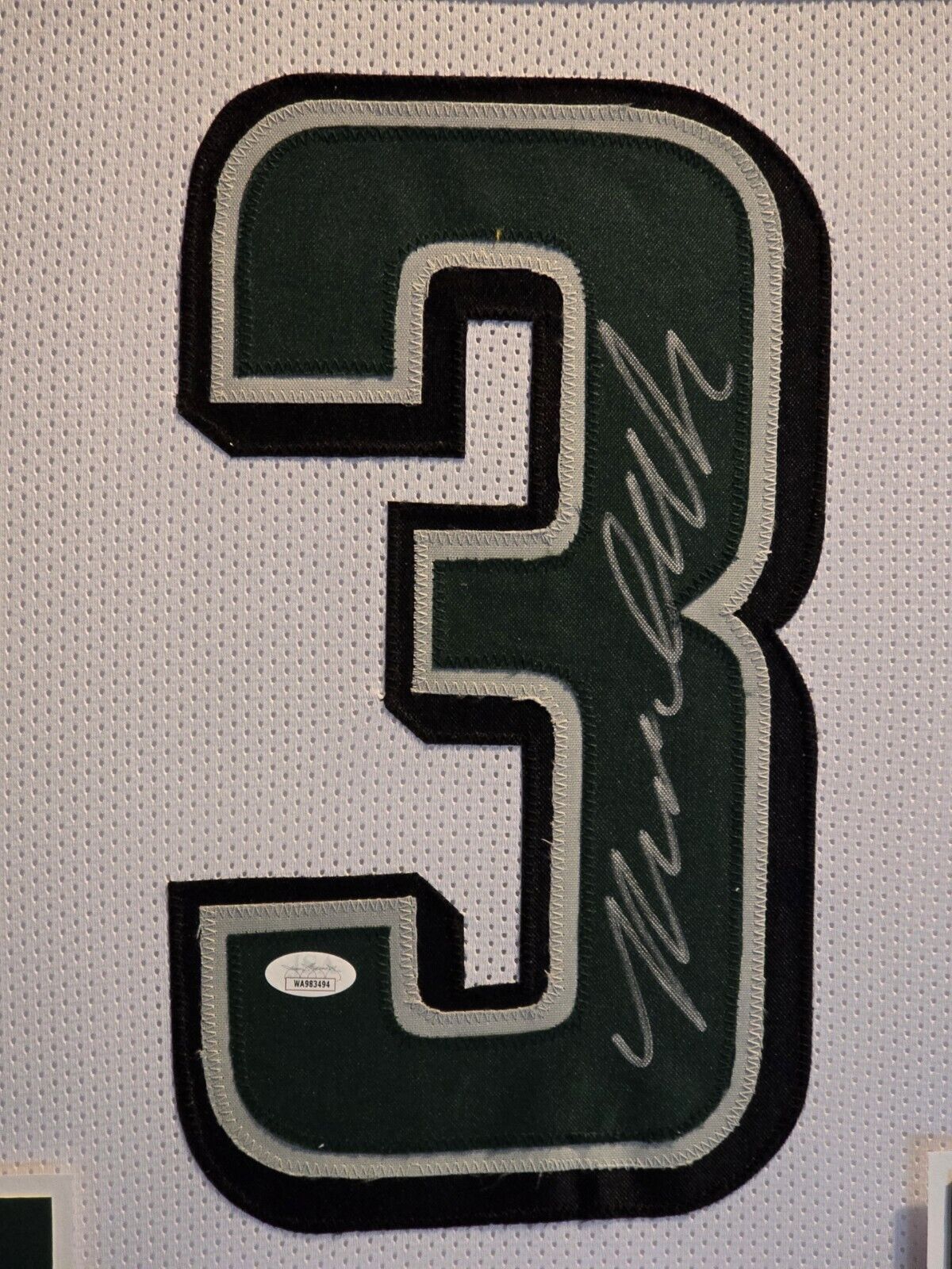 Framed Philadelphia Eagles Nolan Smith Jr Autographed Signed Jersey Jsa Coa