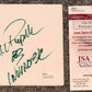 Vince Papale Autographed Signed Insc Philadelphia Eagles Cocktail Napkin Jsa Coa