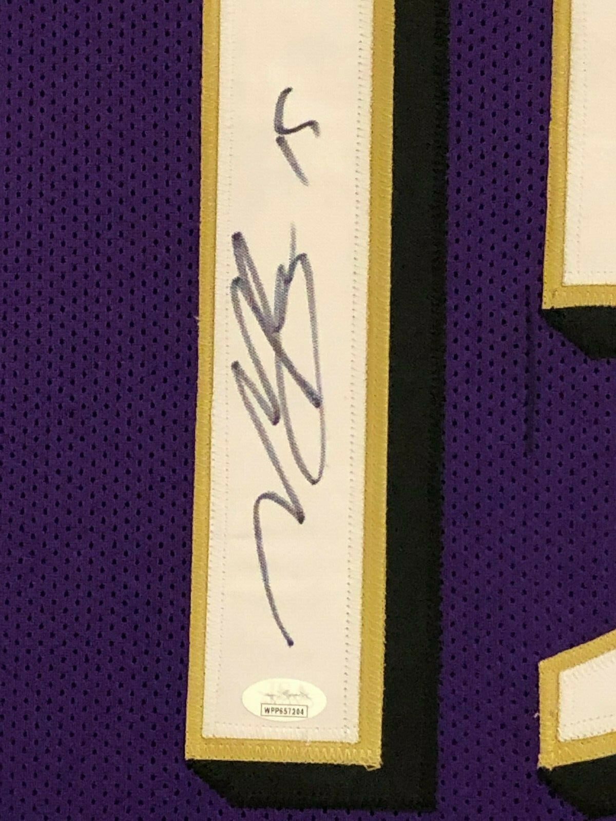 Framed Baltimore Ravens Marquise Brown Autographed Signed Jersey Jsa Coa