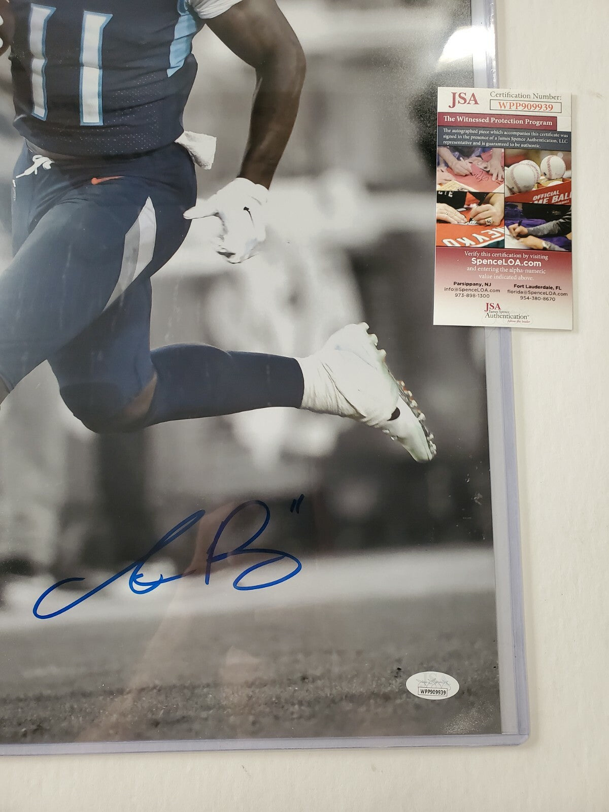 Tennessee Titans Aj Brown Autographed Signed 16X20 Photo Jsa  Coa