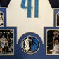 Framed Dallas Mavericks Dirk Nowitzki Jersey With Autographed 8X10 Photo Beckett