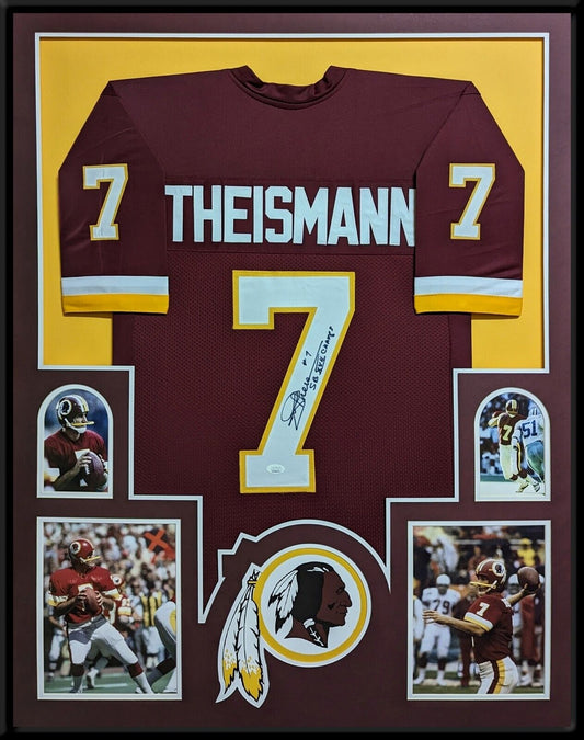 MVP Authentics Framed Washington Joe Theismann Autographed Signed Jersey Jsa Coa 540 sports jersey framing , jersey framing