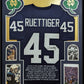 MVP Authentics Framed Notre Fighting Irish Dame Rudy Ruettiger Autographed Speech Jersey Jsa 360 sports jersey framing , jersey framing