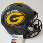 Green Bay Packers Amari Rodgers Signed Insc Full Size Eclipse Rep Helmet Jsa Coa