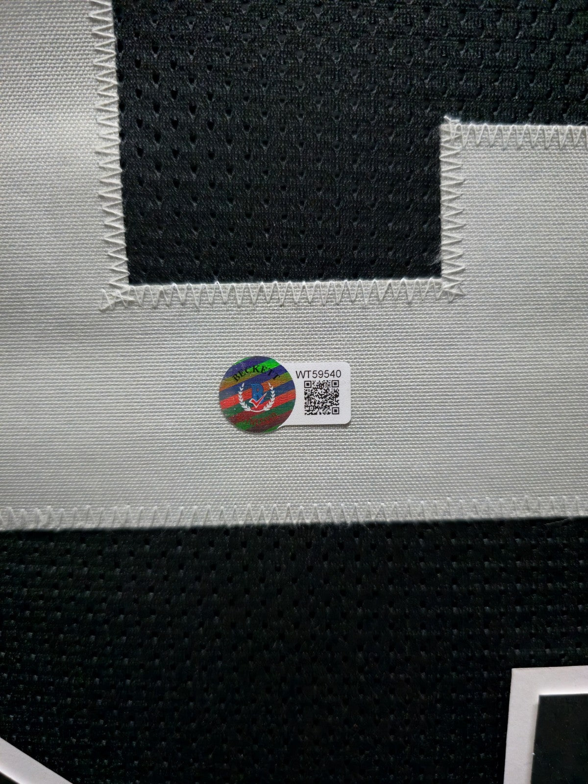 Framed Oakland Raiders Rich Gannon Autographed Signed Jersey Beckett Hologram