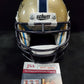 Pitt Panthers Phil Campbell Iii Autographed Signed Speed Mini Helmet Jsa Coa
