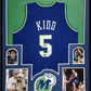 Framed Dallas Mavericks Jason Kidd Autographed Jersey Beckett Holo