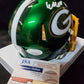 Green Bay Packers Eric Stokes Autographed Signed Flash Mini Helmet Jsa Coa