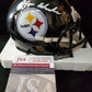 MVP Authentics Pittsburgh Steelers Glen Edwards Signed Speed Mini Helmet Jsa Coa 72 sports jersey framing , jersey framing