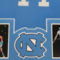 Framed Unc Tar Heels Larry Miller Autographed Signed Jersey Jsa Coa