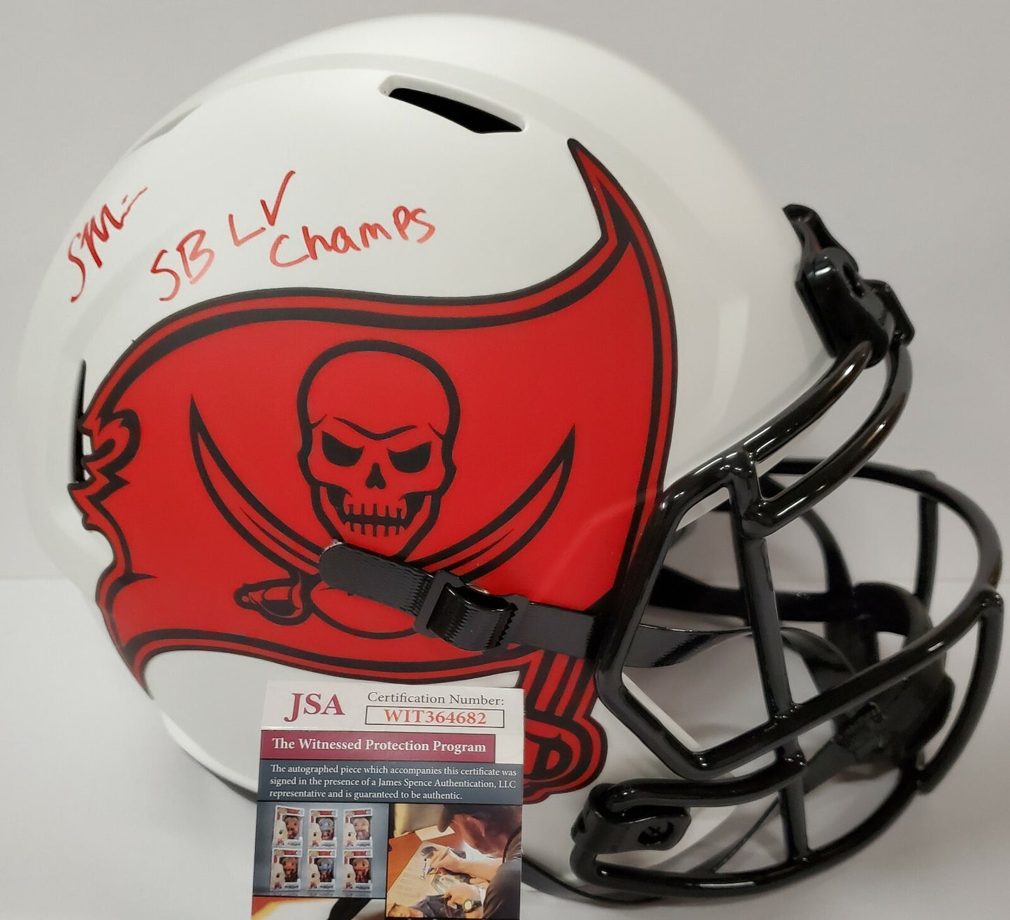 Scotty Miller Signed Tampa Bay Buccaneers Full Sz Rep Lunar Eclip Helmet Jsa Coa