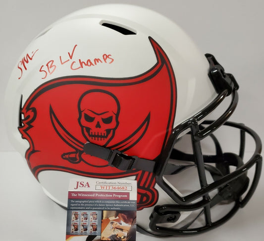 Scotty Miller Signed Tampa Bay Buccaneers Full Sz Rep Lunar Eclip Helmet Jsa Coa