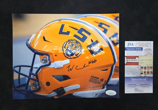 Lsu Tigers Will Campbell Autographed 8X10 Photo Jsa Coa