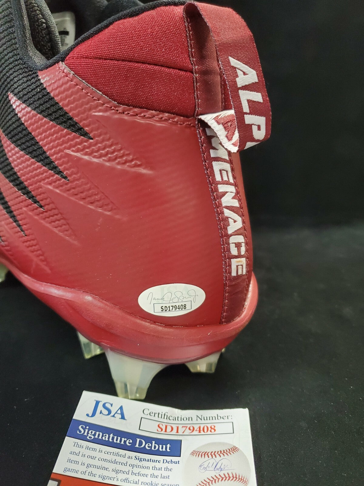 Arizona Cardinals Rondale Moore Autographed Signed Cleat Jsa Coa