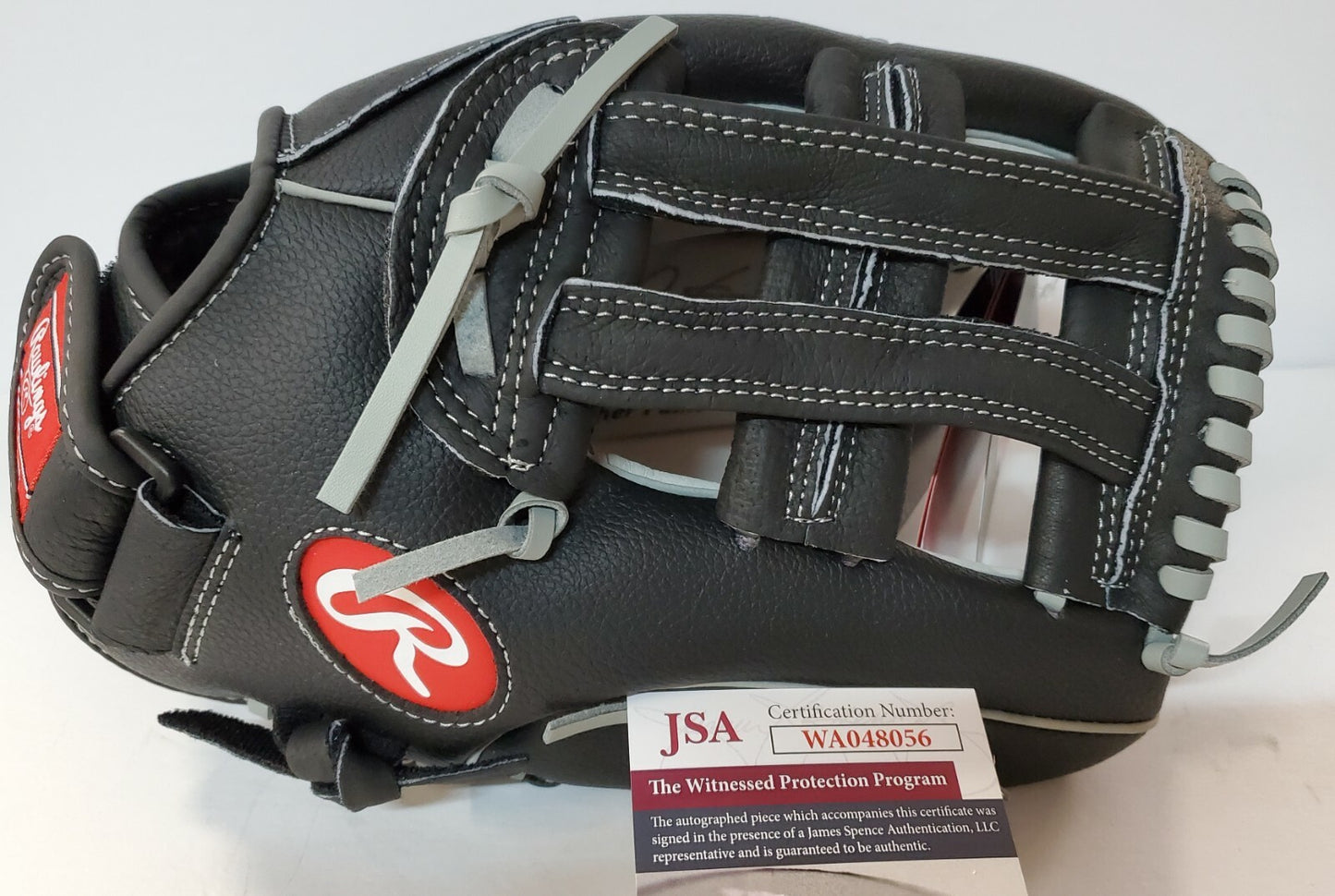 New York Yankees Deivi Garcia Autographed Signed Glove Jsa Coa