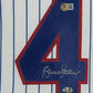 Framed Chicago Cubs Bruce Sutter Autographed Signed Jersey Beckett Holo