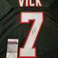 Atlanta Falcons Michael Vick Autographed Signed Jersey Jsa Coa