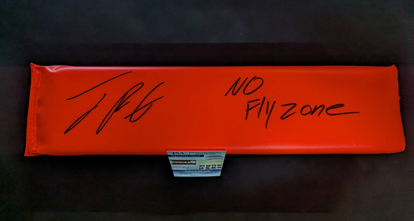 Joey Porter Jr Autographed Signed Inscribed End Zone Pylon Jsa Coa