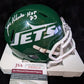 New York Jets Joe Klecko Autographed Signed Inscribed Speed Mini Helmet Jsa Coa