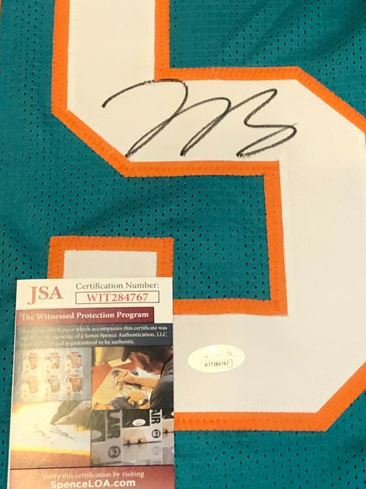 Miami Dolphins Lynn Bowden Jr. Autographed Signed Jersey Jsa  Coa