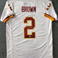 Washington Football Team Dyami Brown Autographed Signed Jersey Beckett Holo
