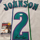 Charlotte Hornets Larry Johnson Autographed Signed Jersey Jsa Coa