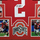 Framed Ohio State Buckeyes Jk Dobbins Autographed Signed Jersey Jsa Coa