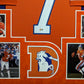 Framed In Suede Denver Broncos John Elway Autographed Signed Jersey Beckett Holo
