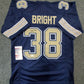 Pitt Panthers Cam Bright Autographed Signed Jersey Jsa Coa