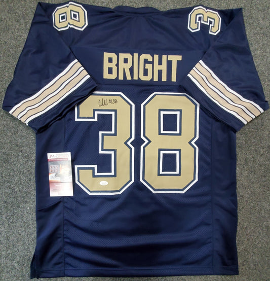 Pitt Panthers Cam Bright Autographed Signed Jersey Jsa Coa