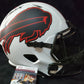 Buffalo Bills Gregory Rousseau Signed Full Size Lunar Replica Helmet Jsa Coa